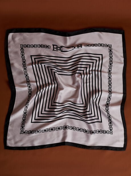 Printed Satin Scarf