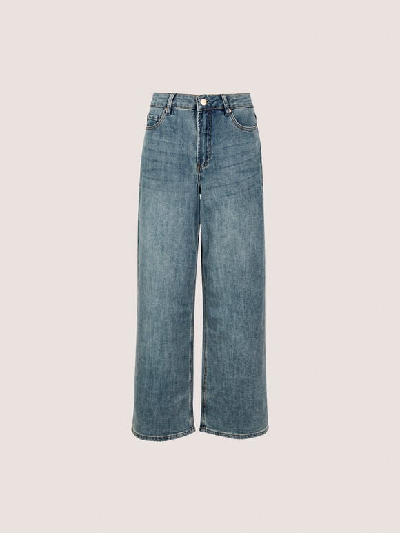 Elisa Soft Stretch Straight Leg Jeans, Blue, large
