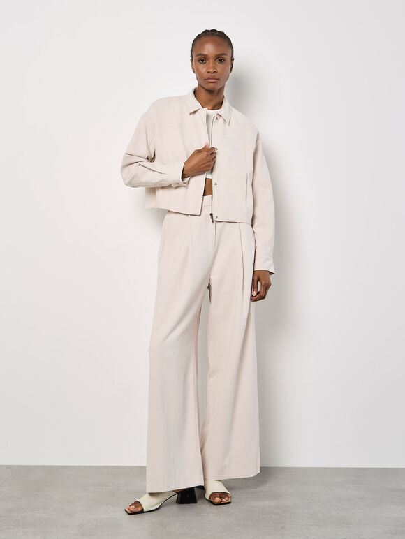 Stone Tailored Jacket & Trousers Co-ord, , large