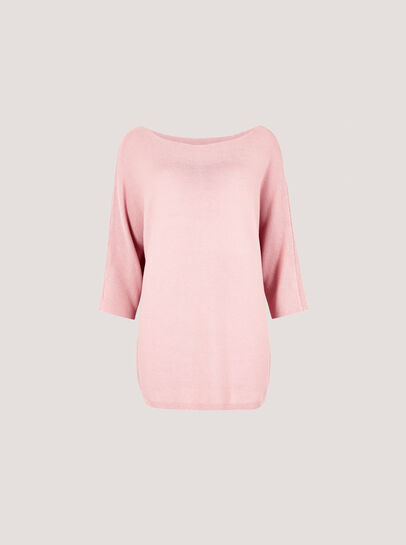 Stretch Knit Batwing Top