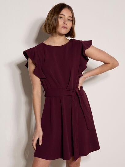 Jersey Crepe Mini Dress