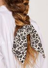 Mono Tails Scrunchie, Black, large
