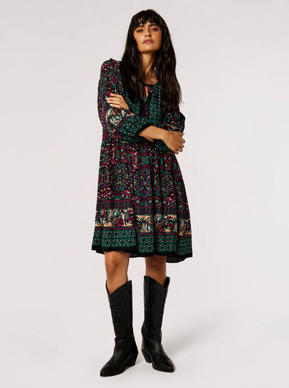 Colour Pop Tile Mini Dress