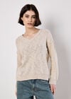 Lightweight Cotton Jumper, Stone, large