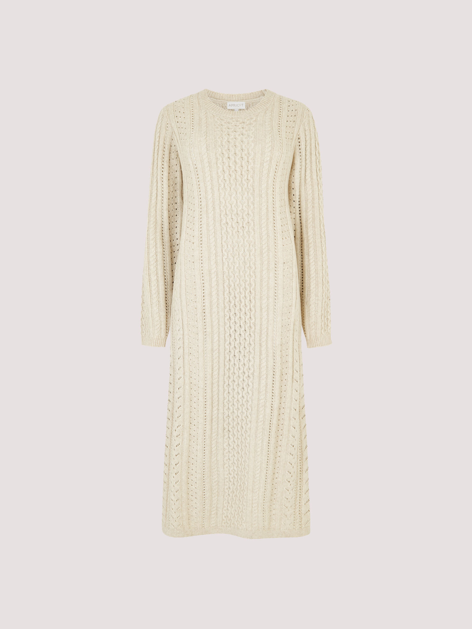 Cream midi jumper dress deals
