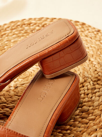 Square Toe Mule Sandals
