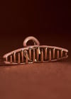 6CM Metal Hair Claw, Gold, large