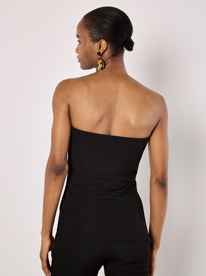Bandeau Side Split Top