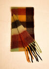 Colour Block Check Square Scarf, Brown, large