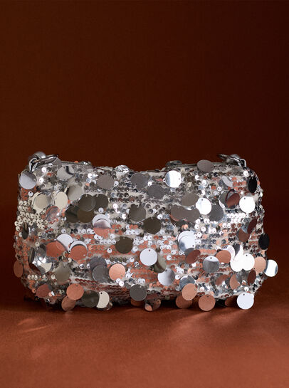 Sequinned Shoulder Bag