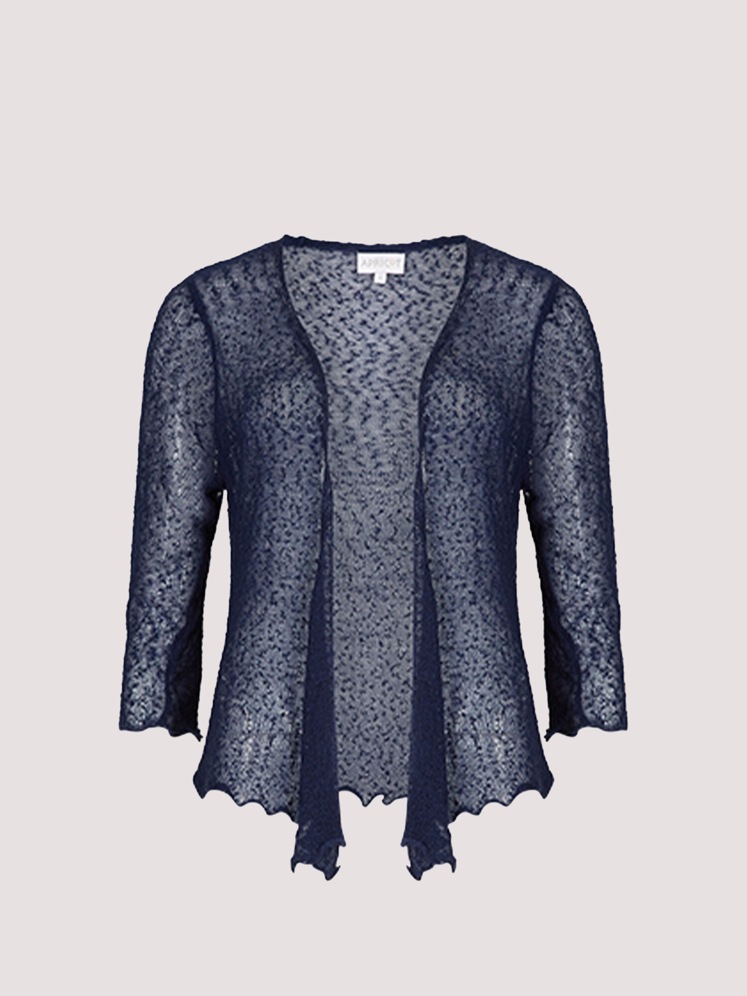 Navy blue sheer shrug shop