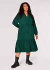 Curve Animal Print Midaxi Dress, Green, large