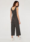 Stripe Pocket Jumpsuit, Black, large