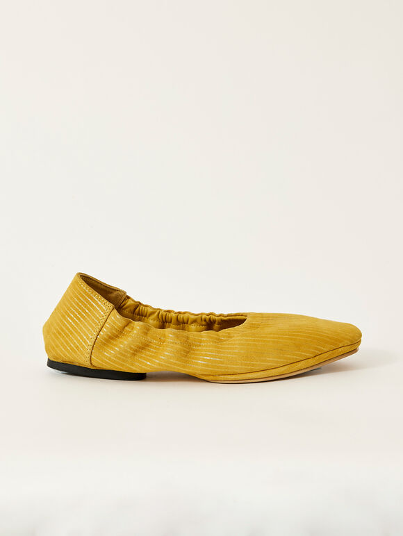 Dancing Ballerina Shoe, Yellow, large