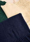 Lightweight Summer Pashmina, Navy, large