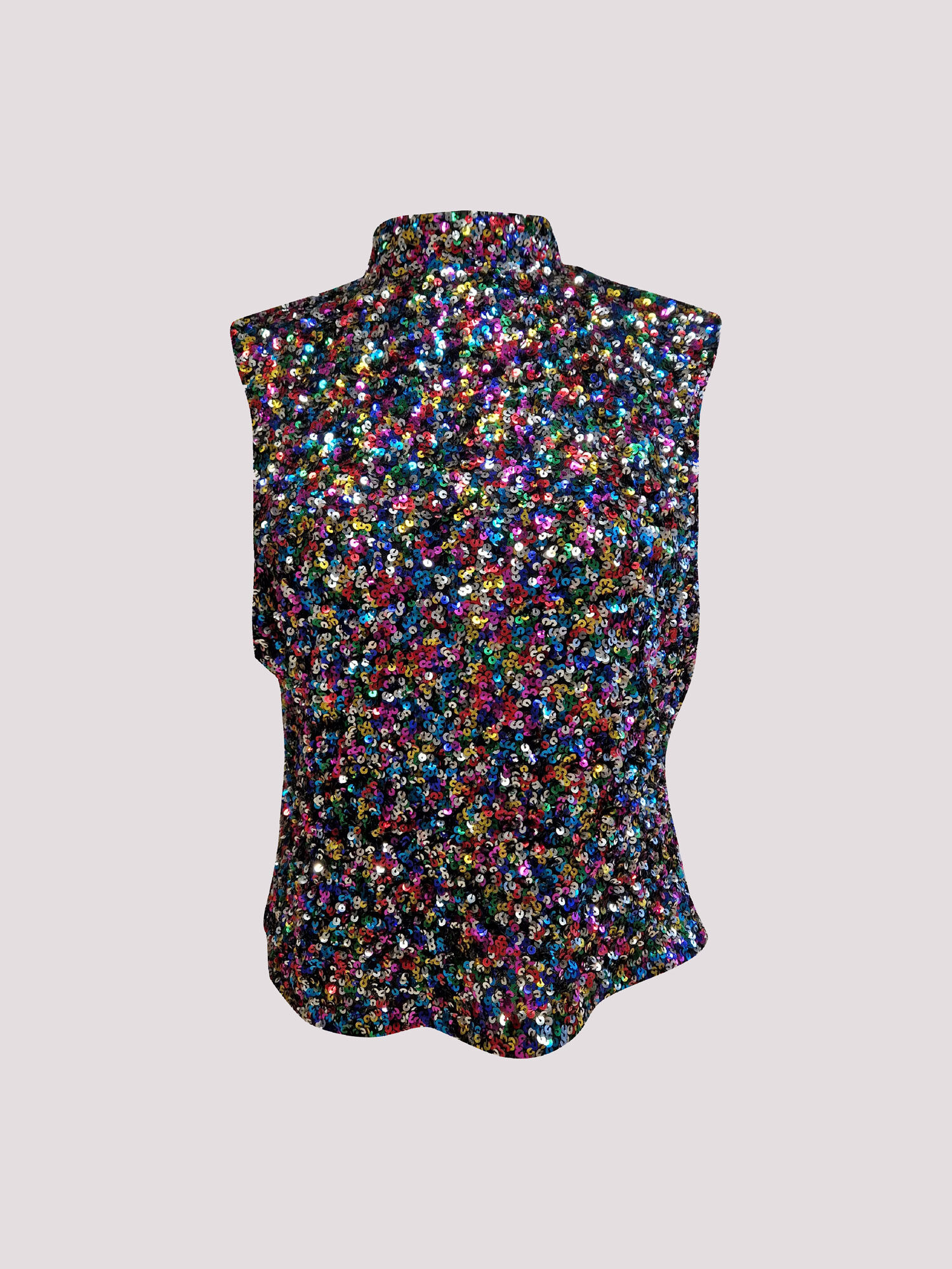 rainbow sequin tops