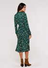Meadow Floral  Midi Dress, Green, large