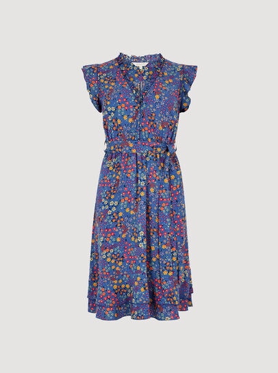 Ditsy Spritz Mini Dress