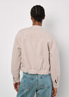 Soft Tailored Bomber Jacket, Stone, large