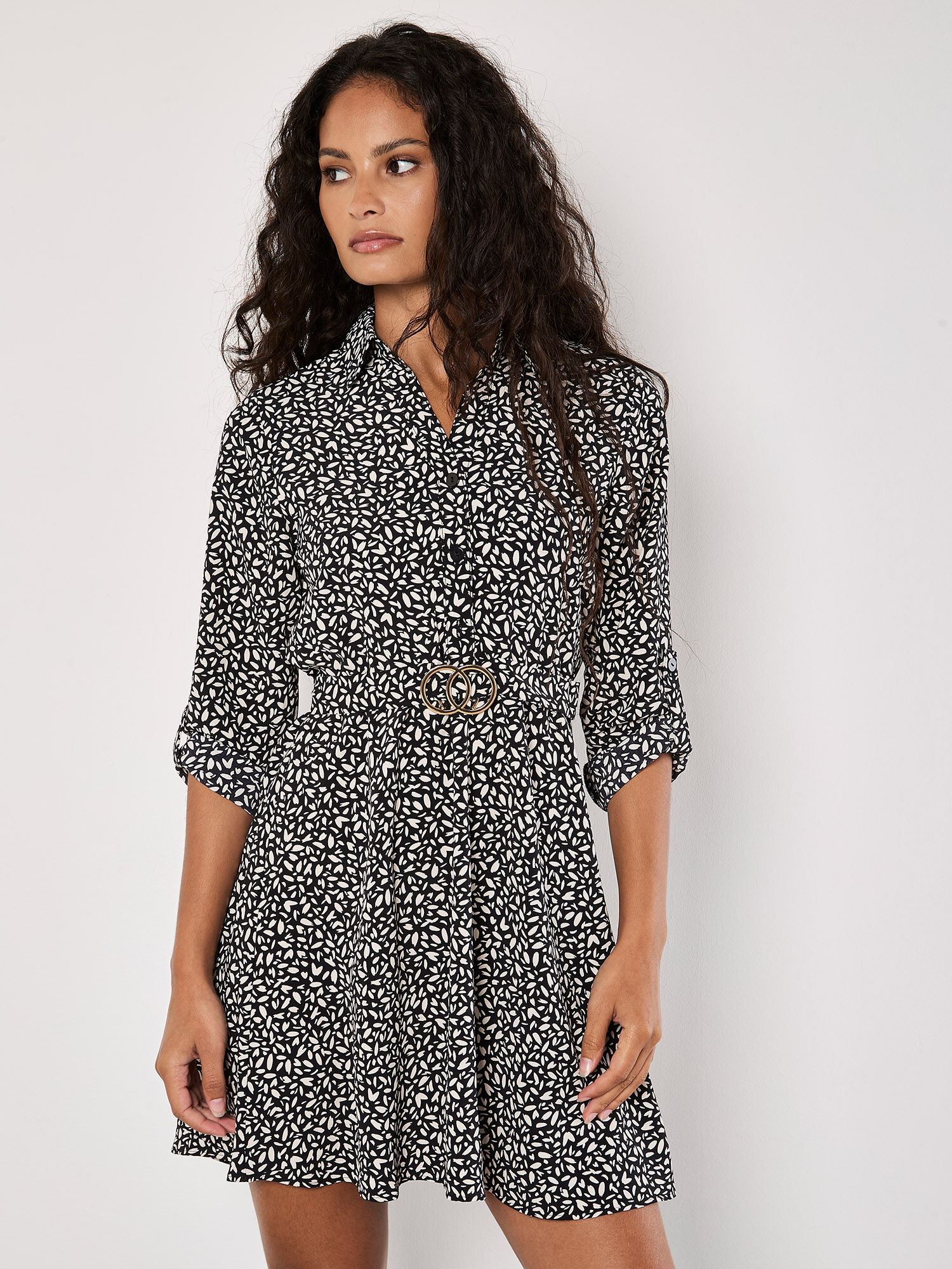 Robe chemise ceinturée 2025