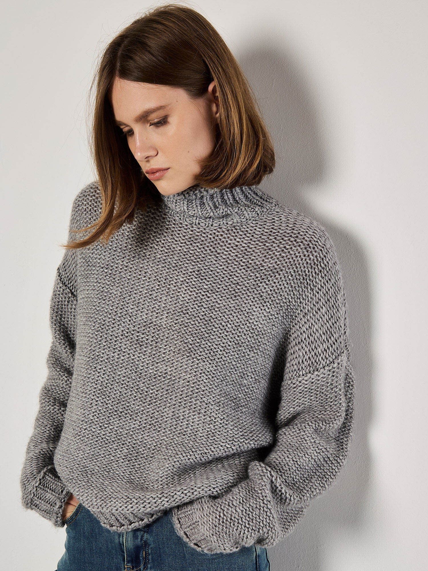 Heavy knit jumper discount