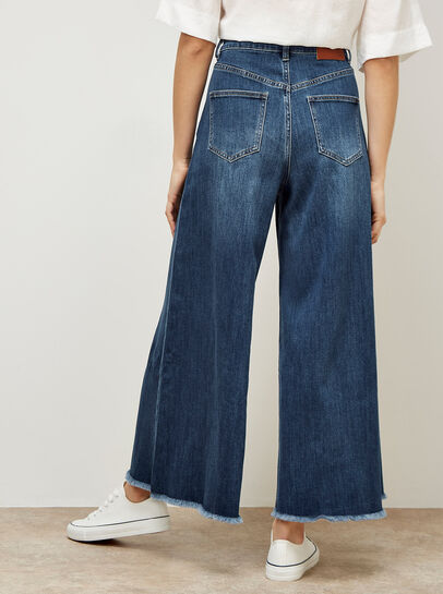 Giana Palazzo-Jeans Mit Hoher Taille