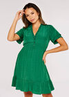 Self Check Mini Dress, Green, large