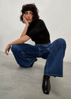 Zana Wide Leg Jeans, Blue, large