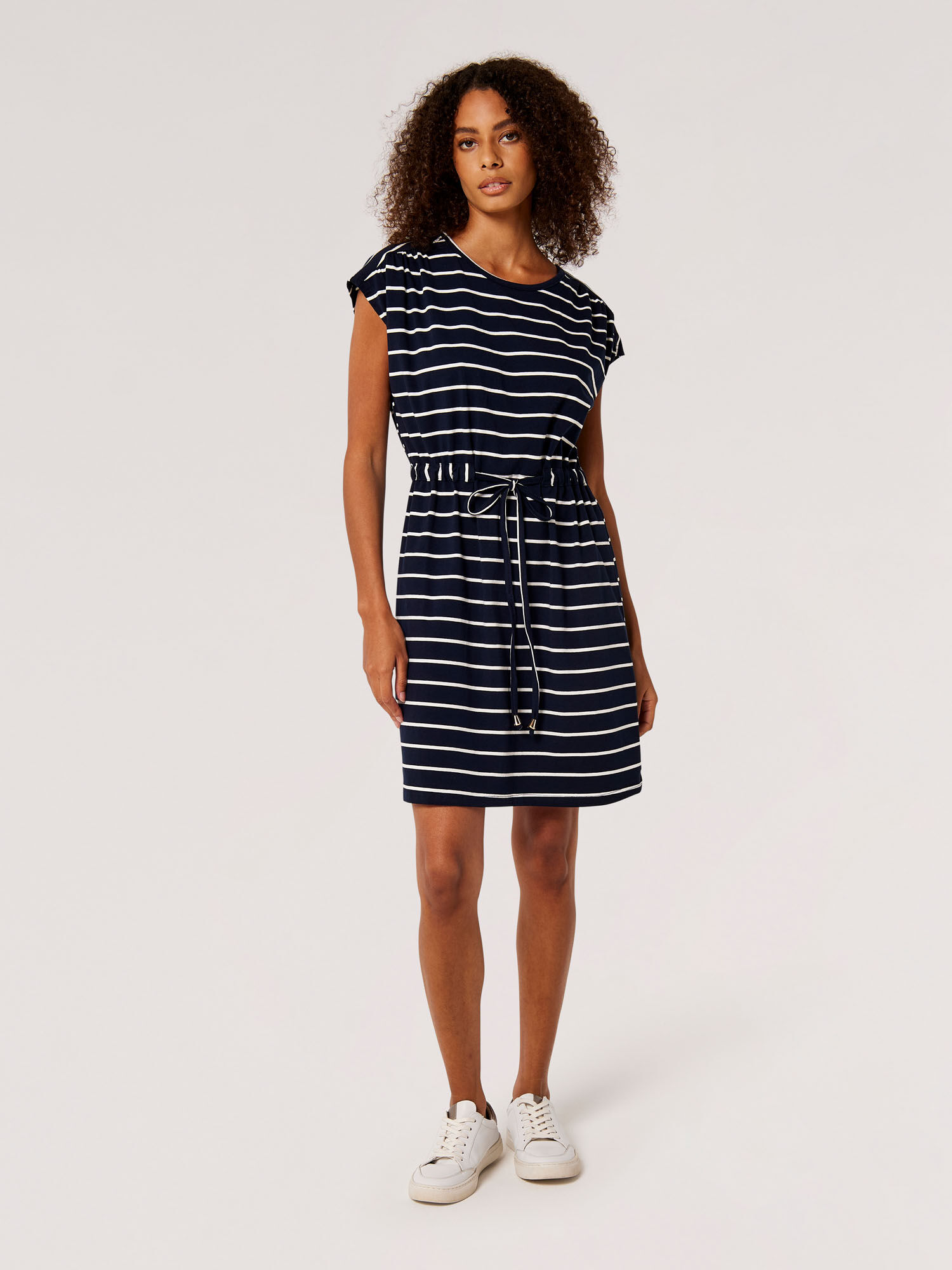 Black and grey 2025 striped dress