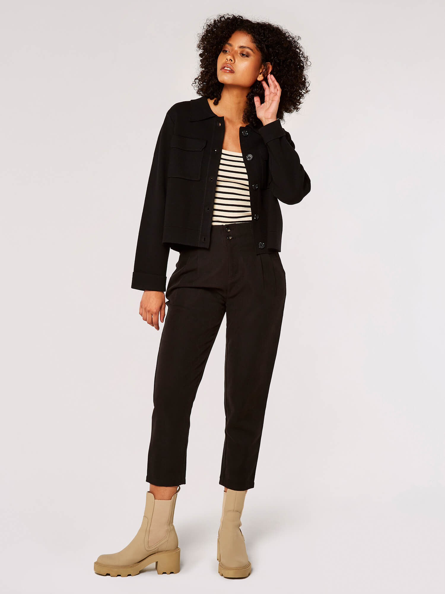 Knitted Utility Shacket