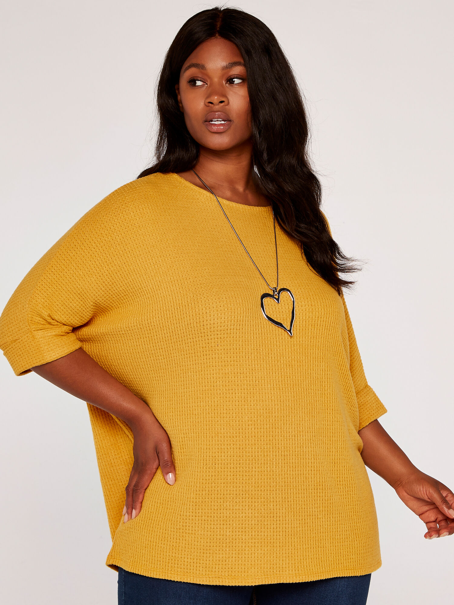 Plus size hotsell waffle knit top
