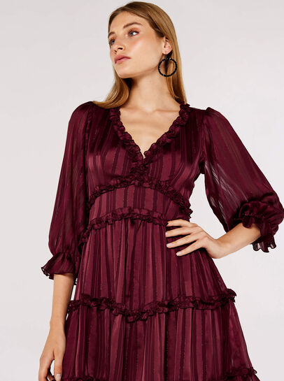 Ruffle Tiered Mini Dress