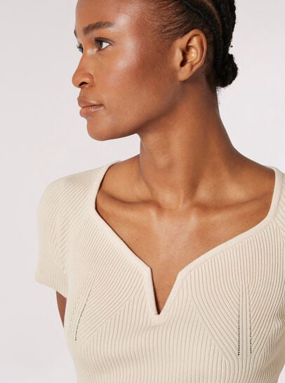 Rib Knit Bodycon Midi Dress