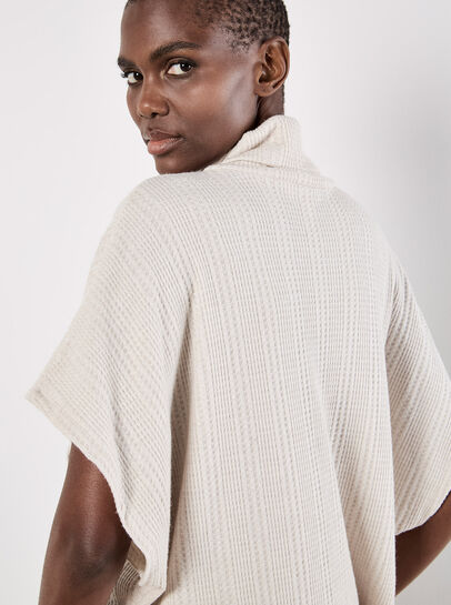 Waffle Knit Batwing Top