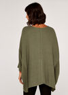 Waffle Slub Top, Khaki, large