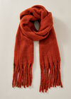 Boucle Soft Scarf, Red, large