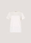 Cotton Modal T-Shirt, White, large