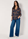 Classic Check Shirt, Navy, large