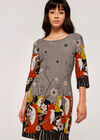 Foxes Dress, Stone, large