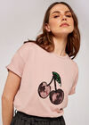 Cherry T-Shirt, Pink, groß