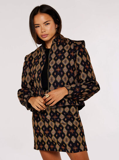 Tribal Jacquard Jacket