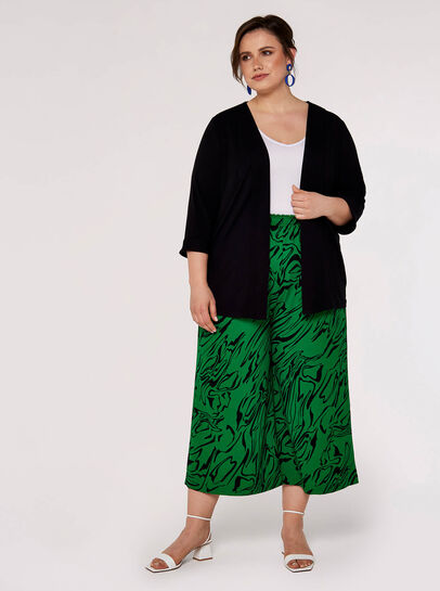 Curve Jersey Tuxedo Blazer