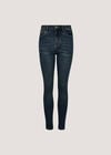 Sadie Green Wash Skinny-Fit Jeans, Green, large