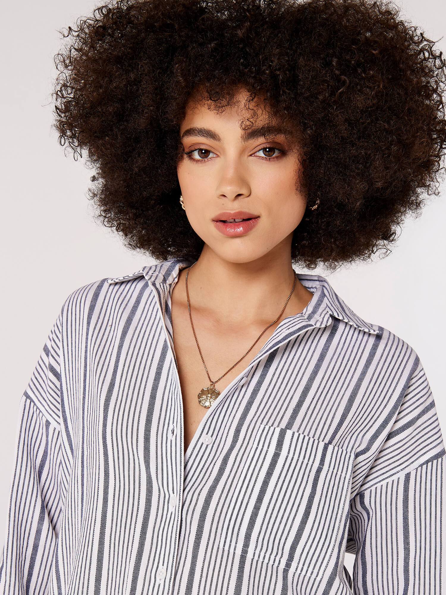 Striped Oversize Shirt | Apricot Clothing