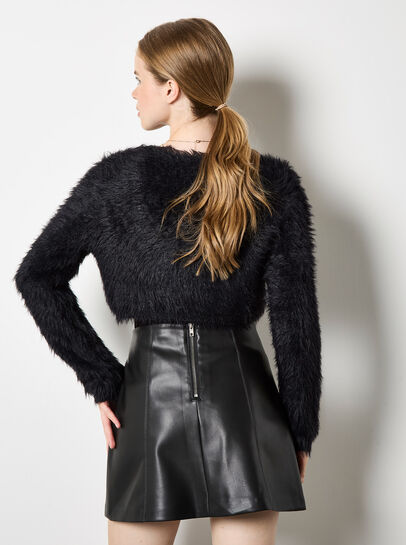 Fluffy Cropped Bolero