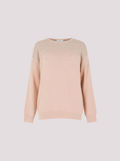 Metallic Sparkle Batwing Jumper