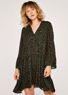 Leopard Print Dress, Khaki, large