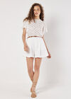 Gold Foil Blouse, White, large
