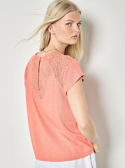 Crochet Insert T-Shirt