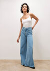 Zana Wide Leg Jeans, Blue, large